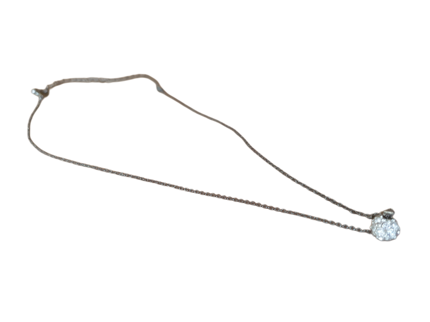 CrystalGlow Halskæde med Klar Krystal – Elegant og Tidsløst Design