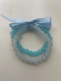 Wavy Beaded Bracelet Set