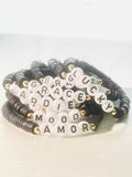 Custom Word/Name Clay Bracelet