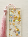 Resin Seashell Gold Leaf Bookmark
