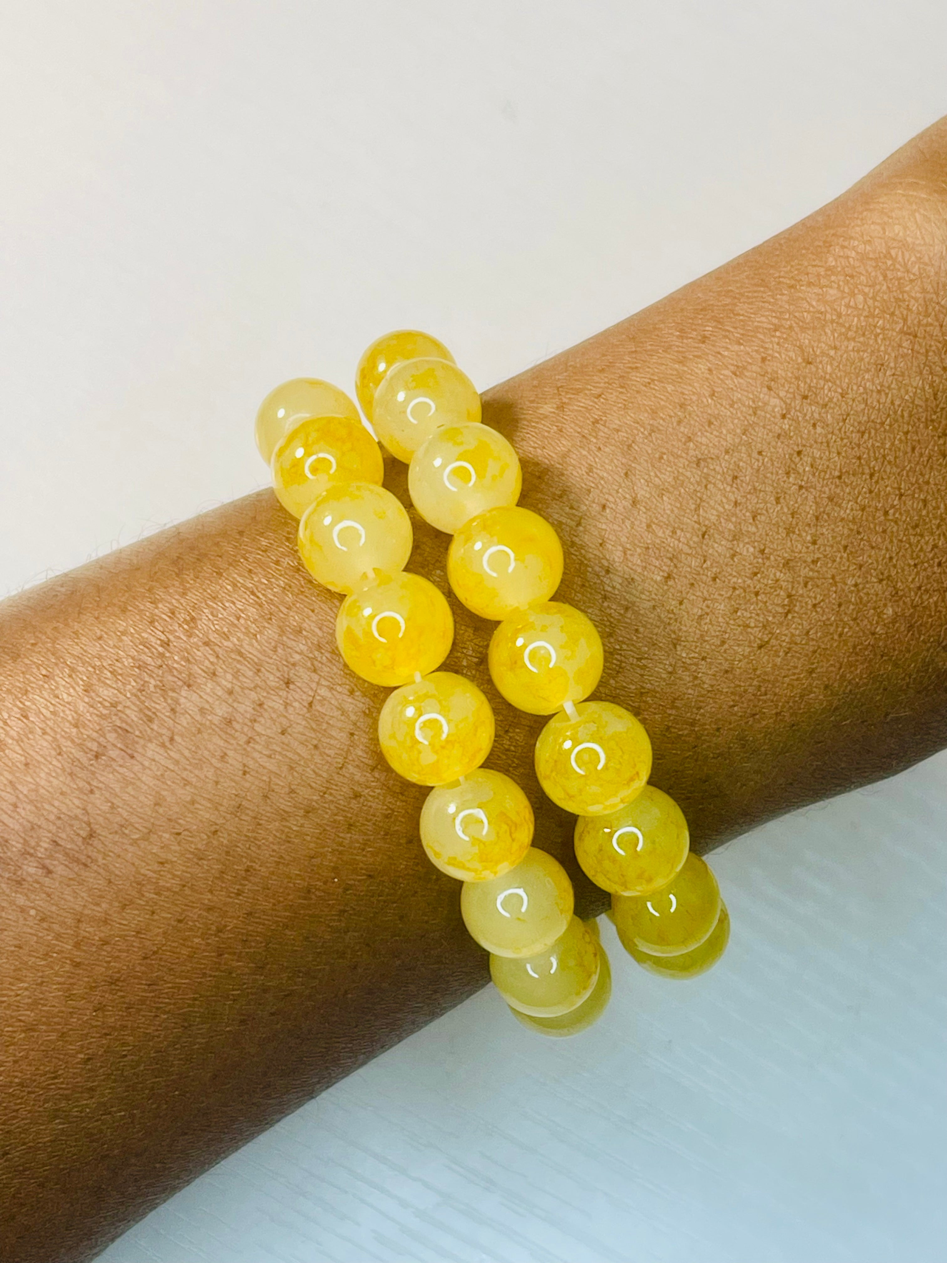 Lemon Beaded Bracelet