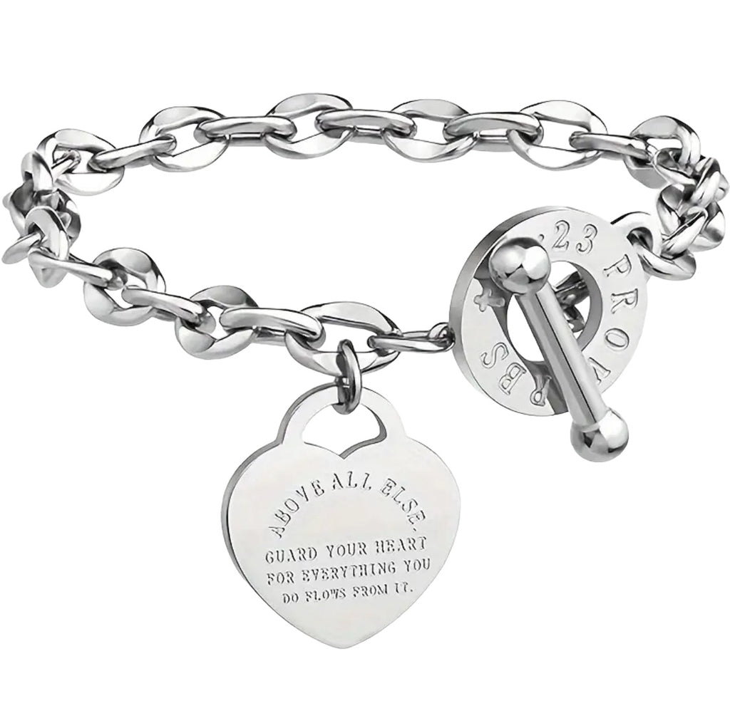 Guard Your Heart Charm Bracelet