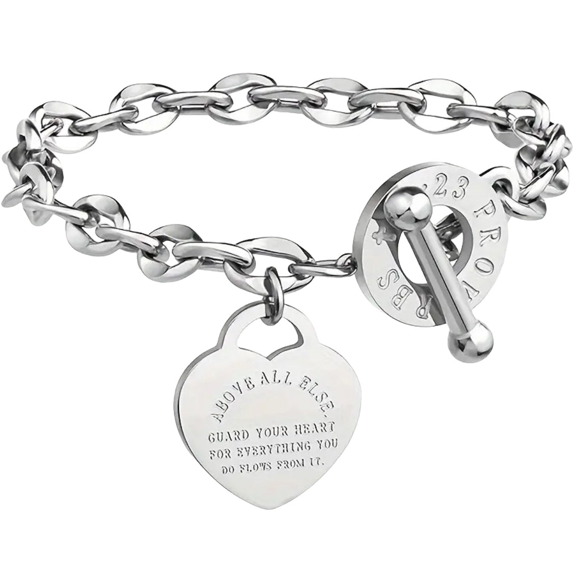 Guard Your Heart Charm Bracelet
