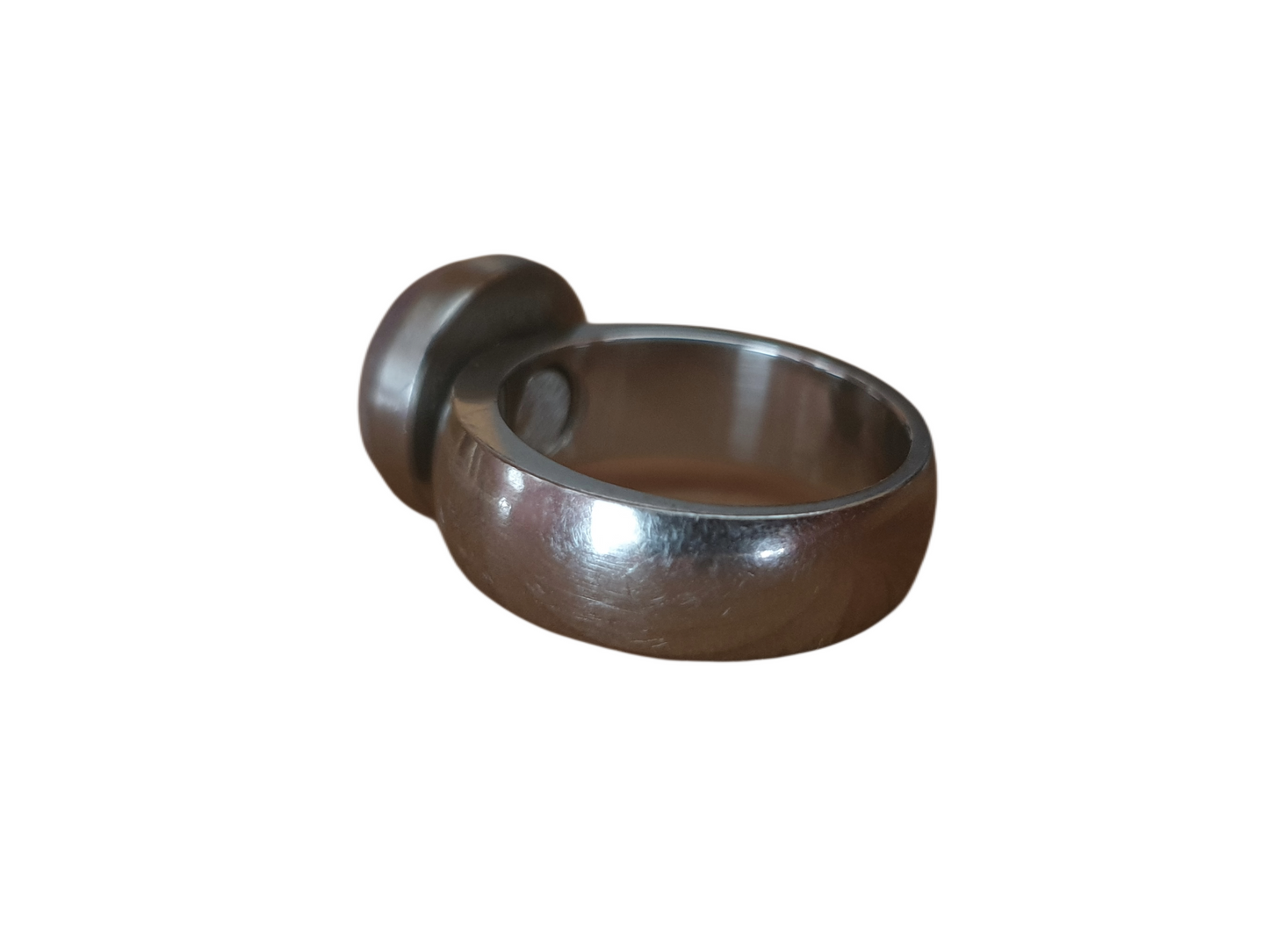 Forgestone Åben Ring med Lilla Sten – Elegant Justerbart Design