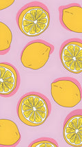 Pink Lemons Wall Art - Download